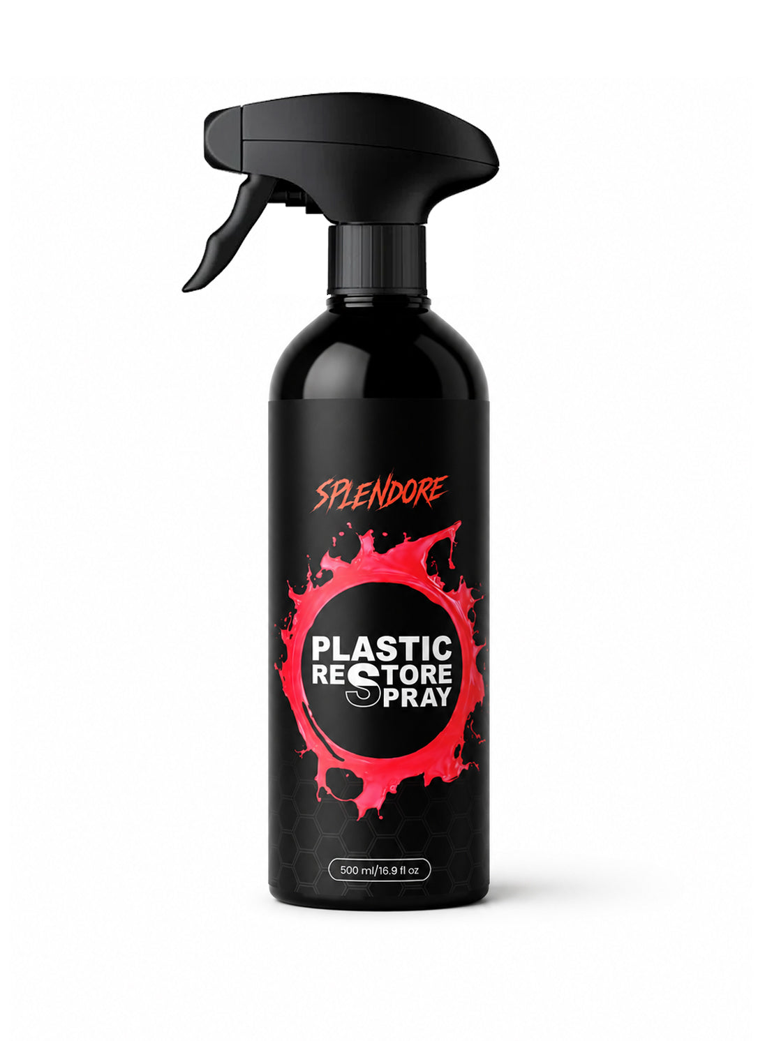 Splendore Plastic Restore Spray op kunststof bumper