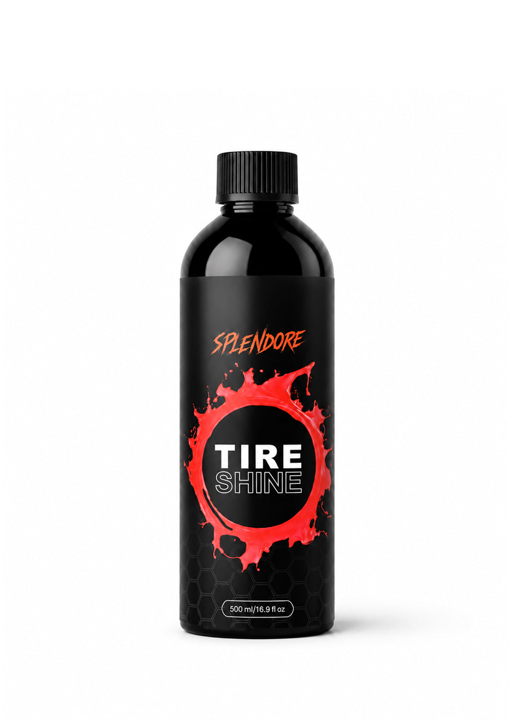 Splendore Tire Shine bandendressing met aardbeiengeur fles 500ml